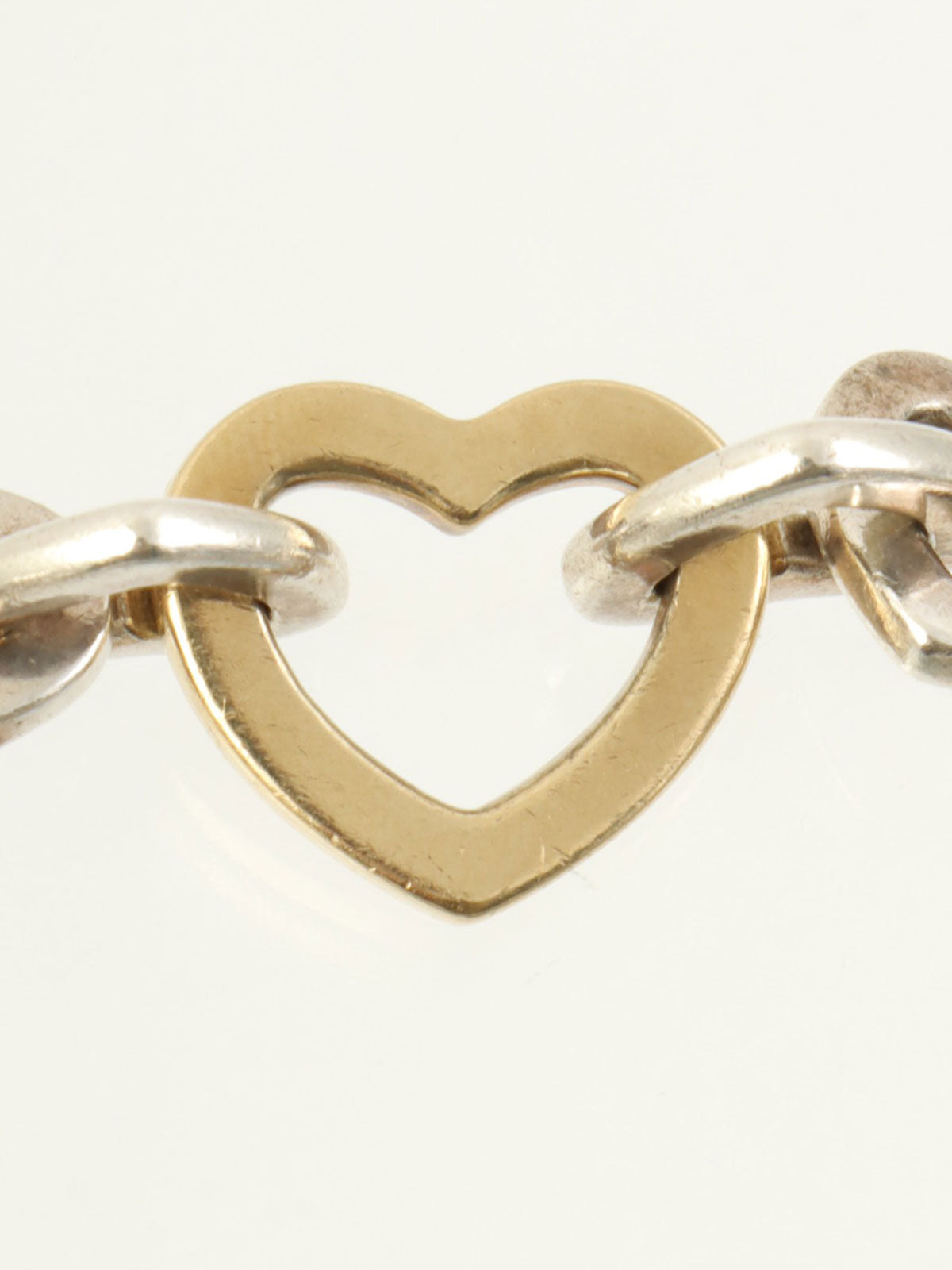 19K925ハートリングブレスレット シルバー/ゴールド