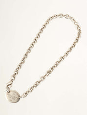 925 Return to Tiffany Round Tag Necklace Silver