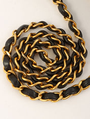 1995年頃製 クラシックフラップチェーンバッグ25cm ブラック