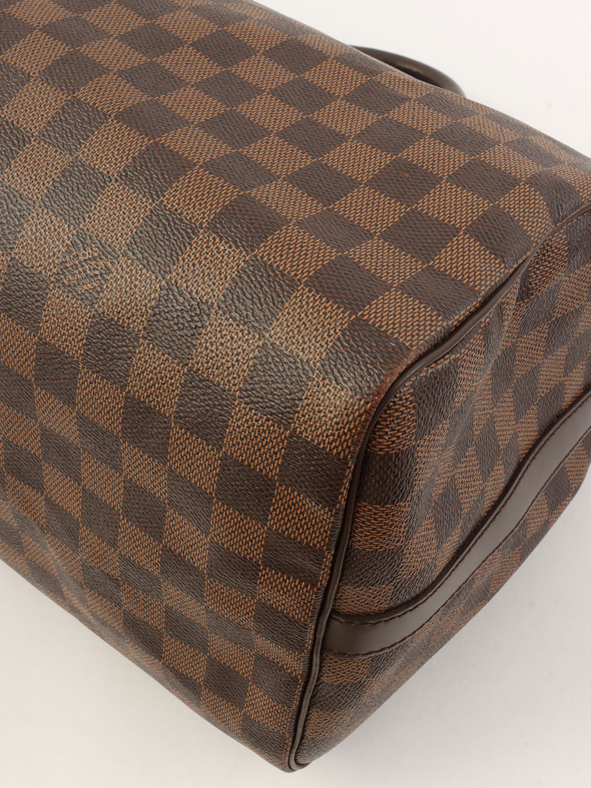 2015 年 Damier Speedy Bandouliere 35 棕色帆布帆布