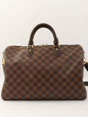 2015 Damier Speedy Bandouliere 35 in Brown Canvas