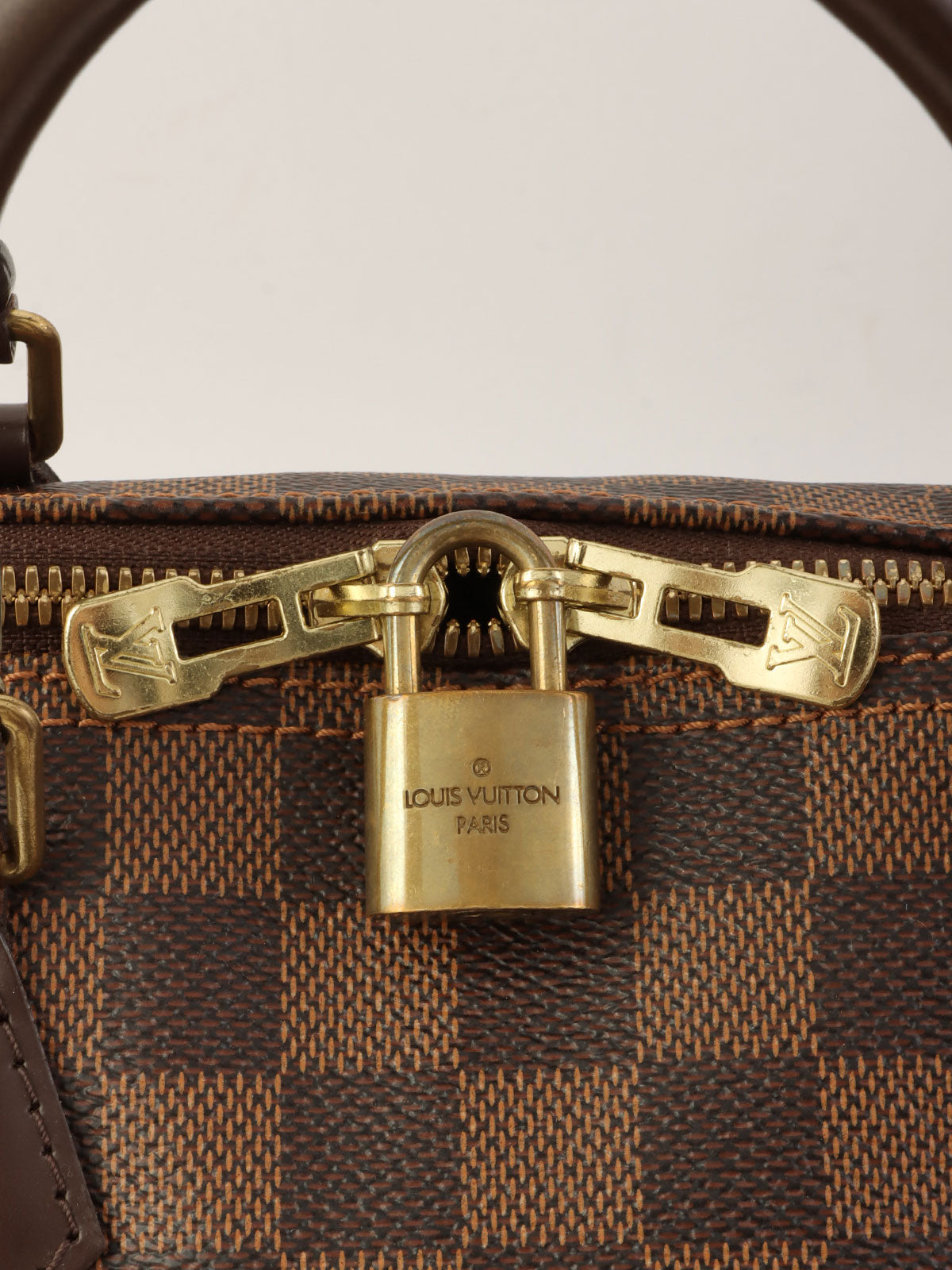 2015 Damier Speedy Bandouliere 35 in Brown Canvas