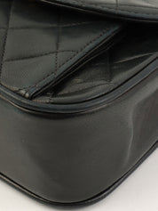 1992年頃製 マトラッセステッチCCターンロックビジューチェーンバッグミニ ブラック