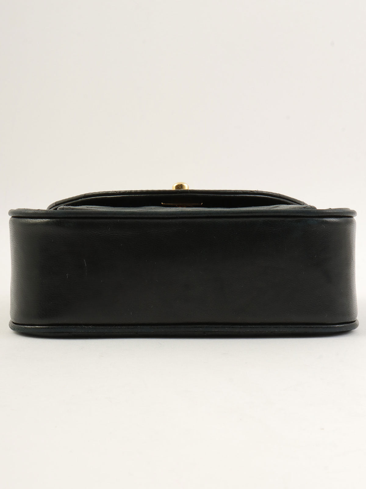 1992年頃製 マトラッセステッチCCターンロックビジューチェーンバッグミニ ブラック