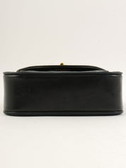 1992年頃製 マトラッセステッチCCターンロックビジューチェーンバッグミニ ブラック