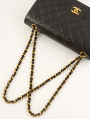 1995年頃製 クラシックフラップチェーンバッグ25cm ブラック