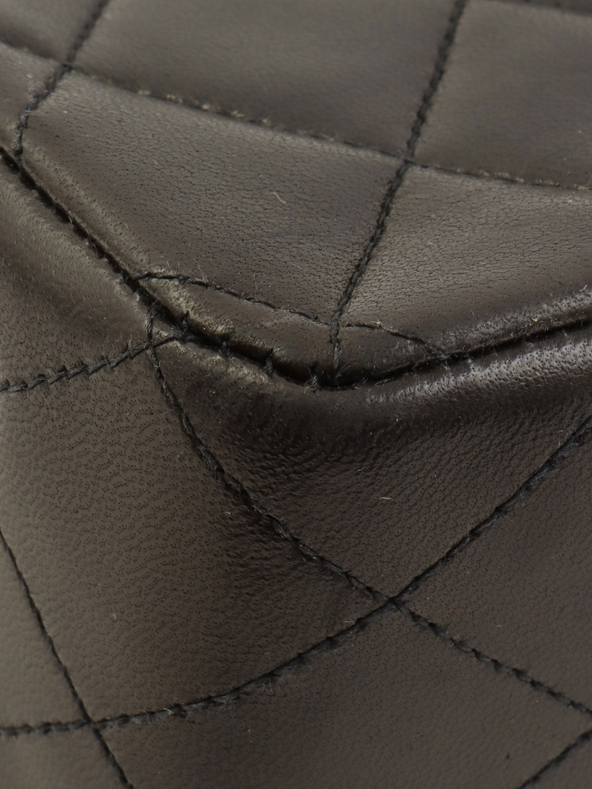 1995年頃製 クラシックフラップチェーンバッグ25cm ブラック