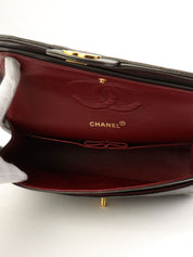 1995年頃製 クラシックフラップチェーンバッグ25cm ブラック