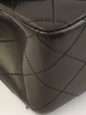 1995年頃製 クラシックフラップチェーンバッグ25cm ブラック