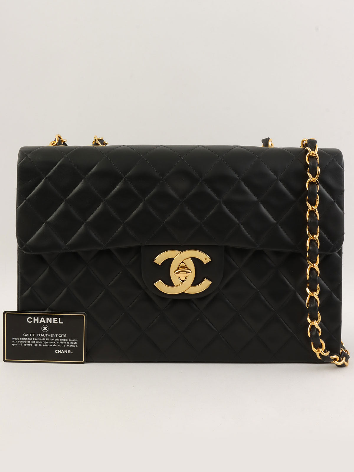 1992 Classic Flap Maxi Black