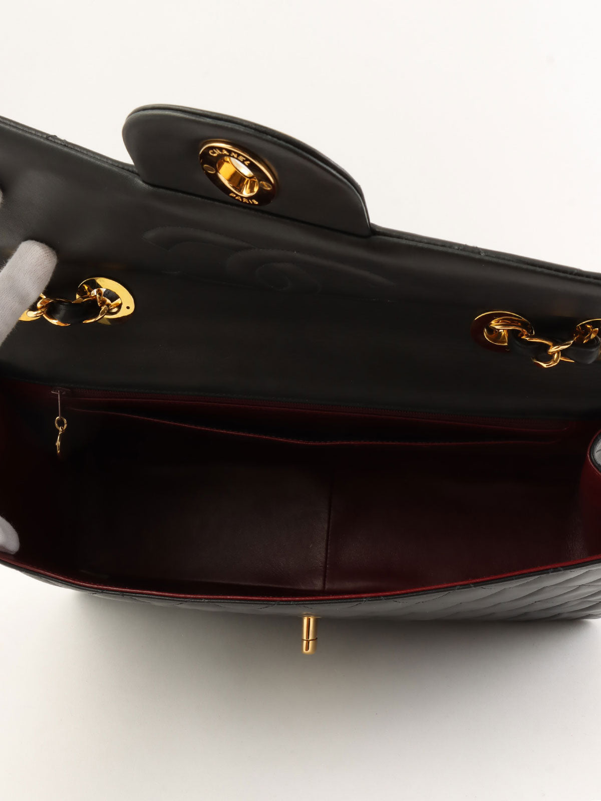 1992年頃製 クラシックフラップマキシ ブラック