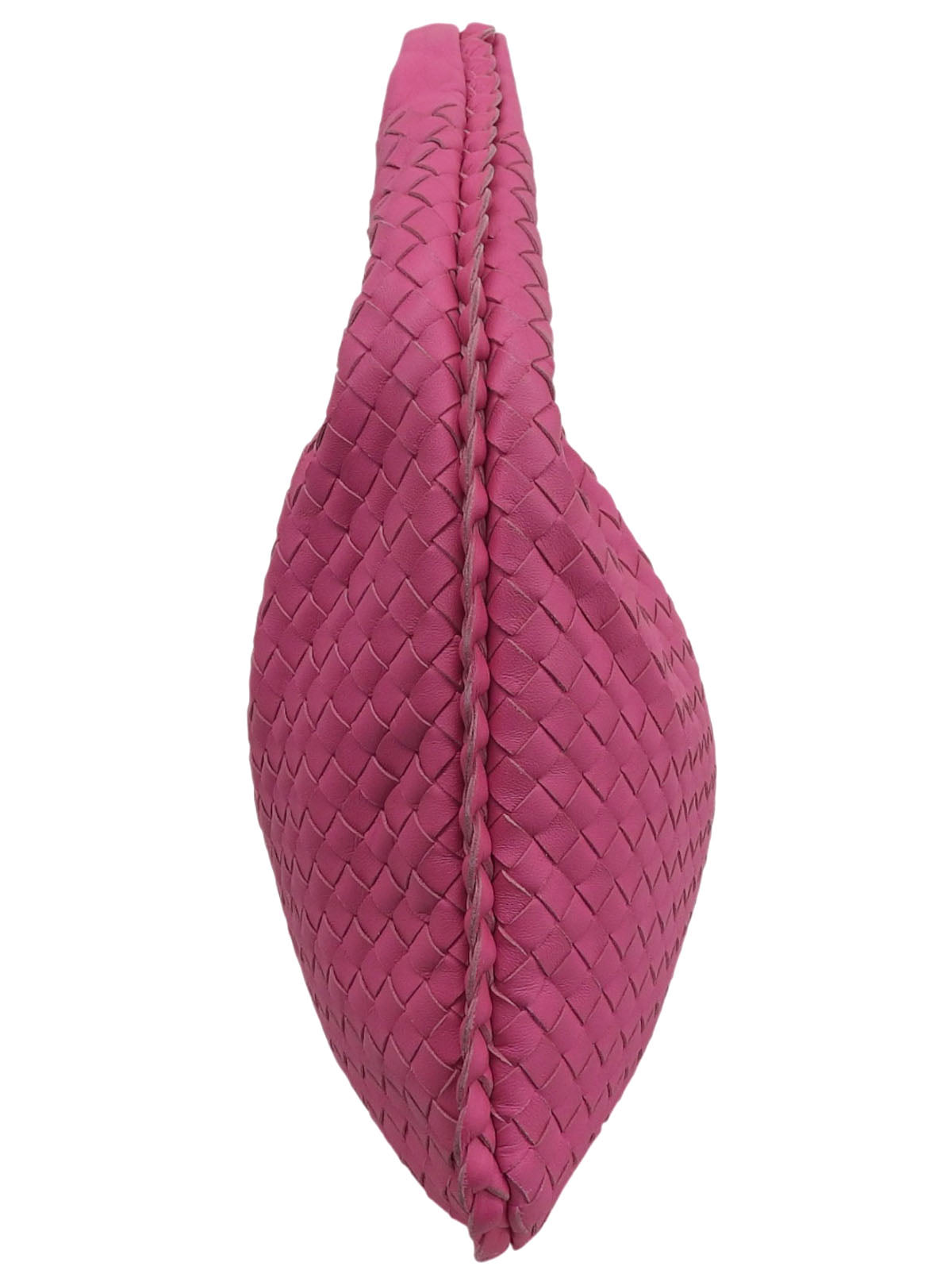 Pink Intrecciato Hobo Bag