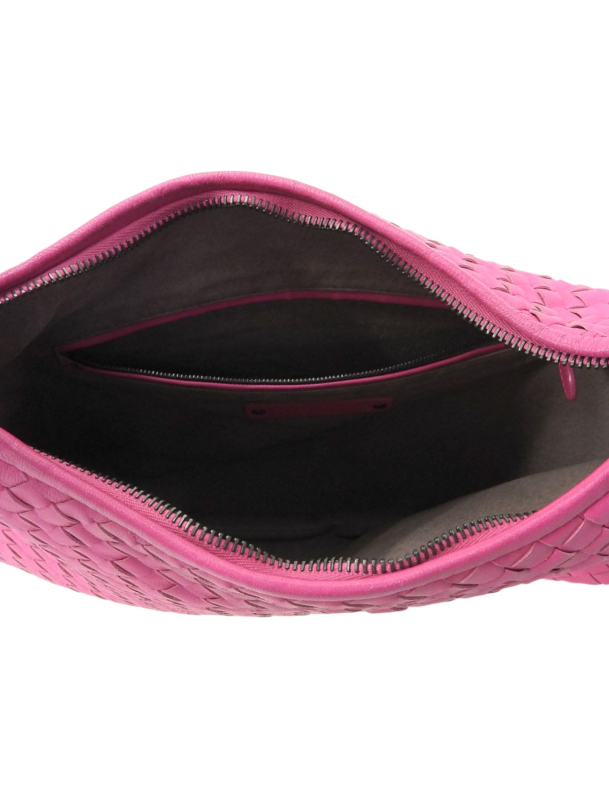 Pink Intrecciato Hobo Bag