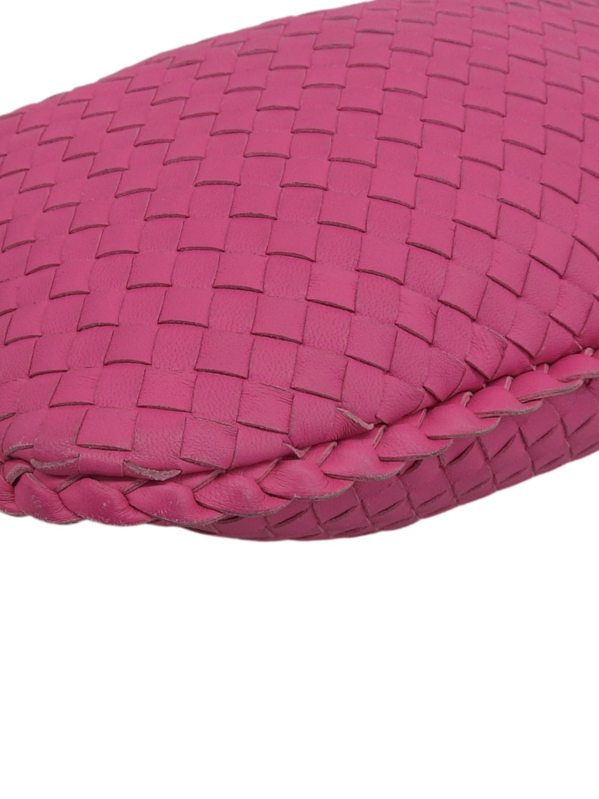 Pink Intrecciato Hobo Bag