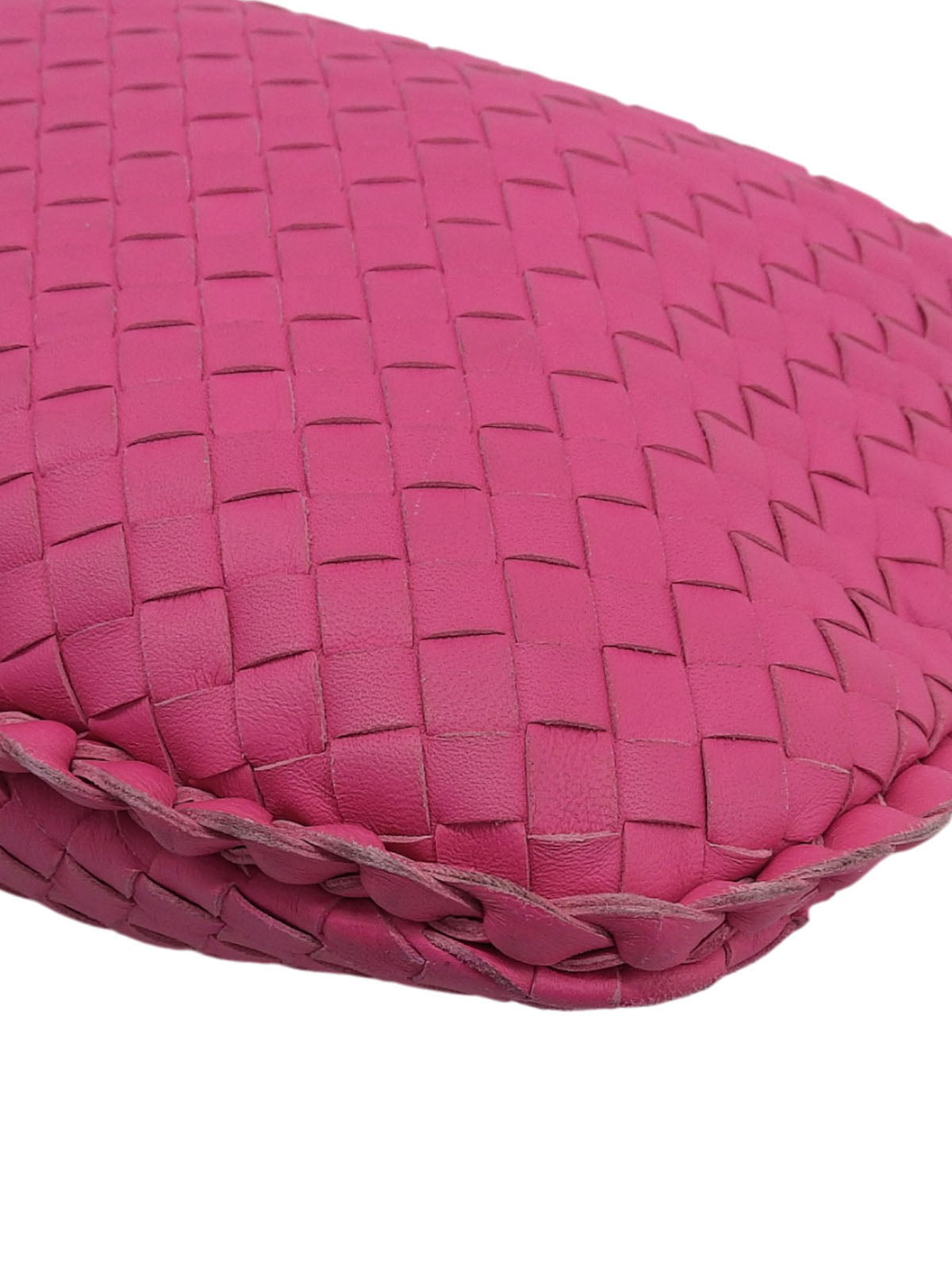 Pink Intrecciato Hobo Bag