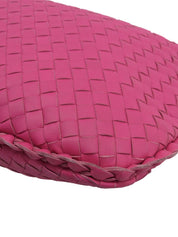 Pink Intrecciato Hobo Bag