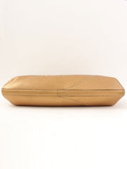 Horsebit Plate Shoulder Bag Gold