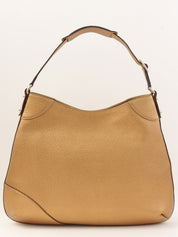 Horsebit Plate Shoulder Bag Gold