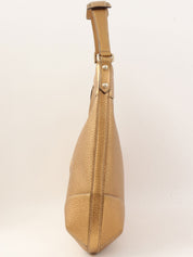 Horsebit Plate Shoulder Bag Gold