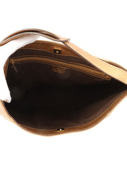 Horsebit Plate Shoulder Bag Gold