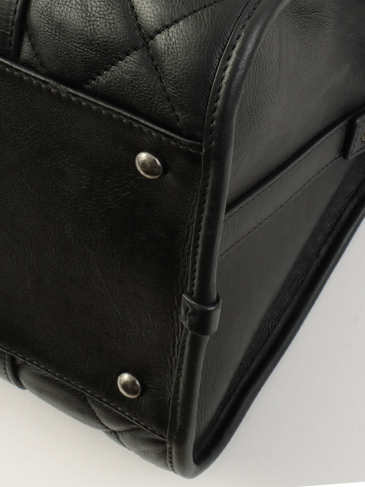 2015年頃製 CCマークマトラッセステッチ2wayボストンバッグ ブラック