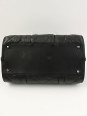 2015 CC Mark Matelasse Stitch 2-Way Boston Bag, Black