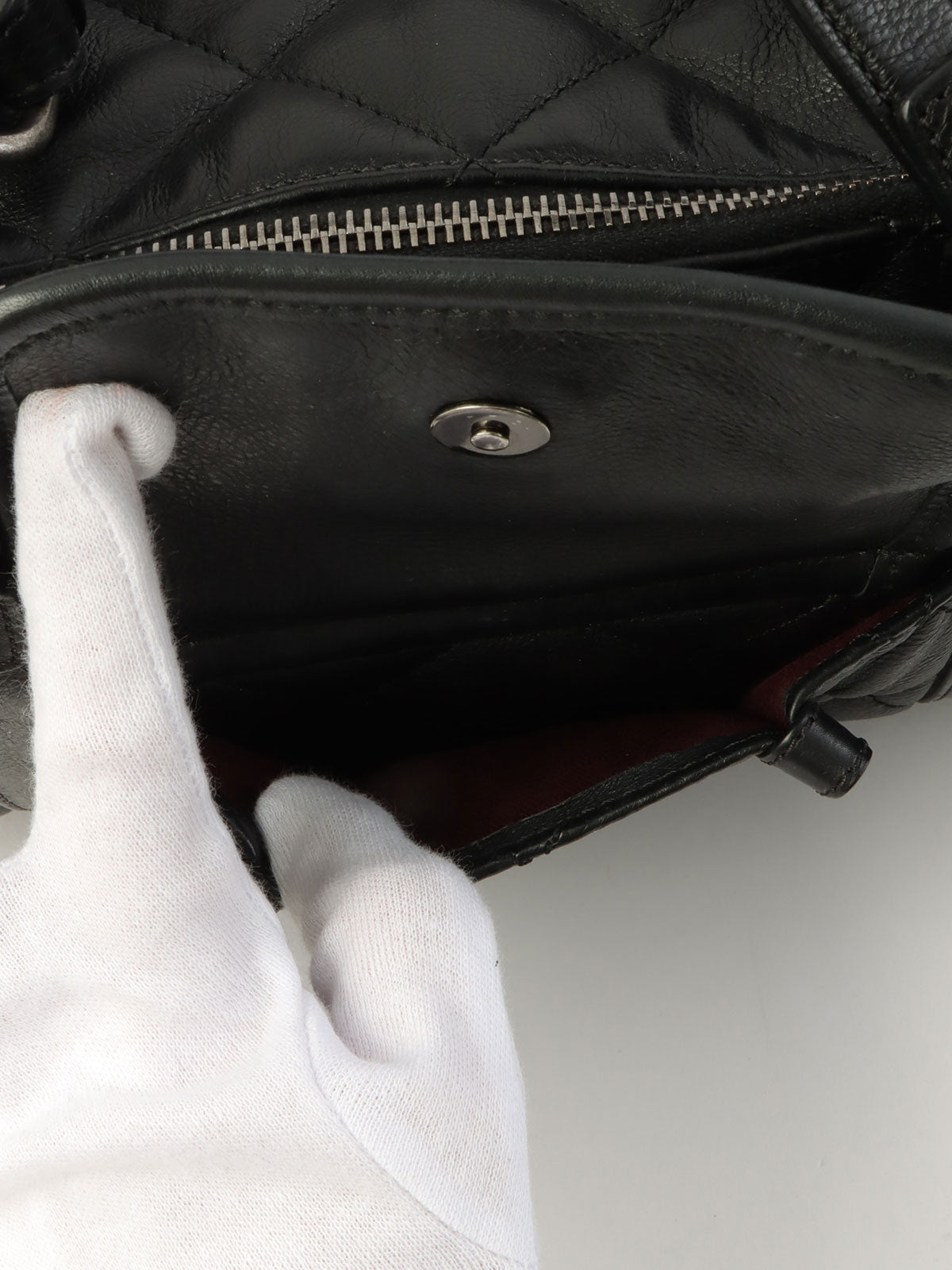 2015年頃製 CCマークマトラッセステッチ2wayボストンバッグ ブラック