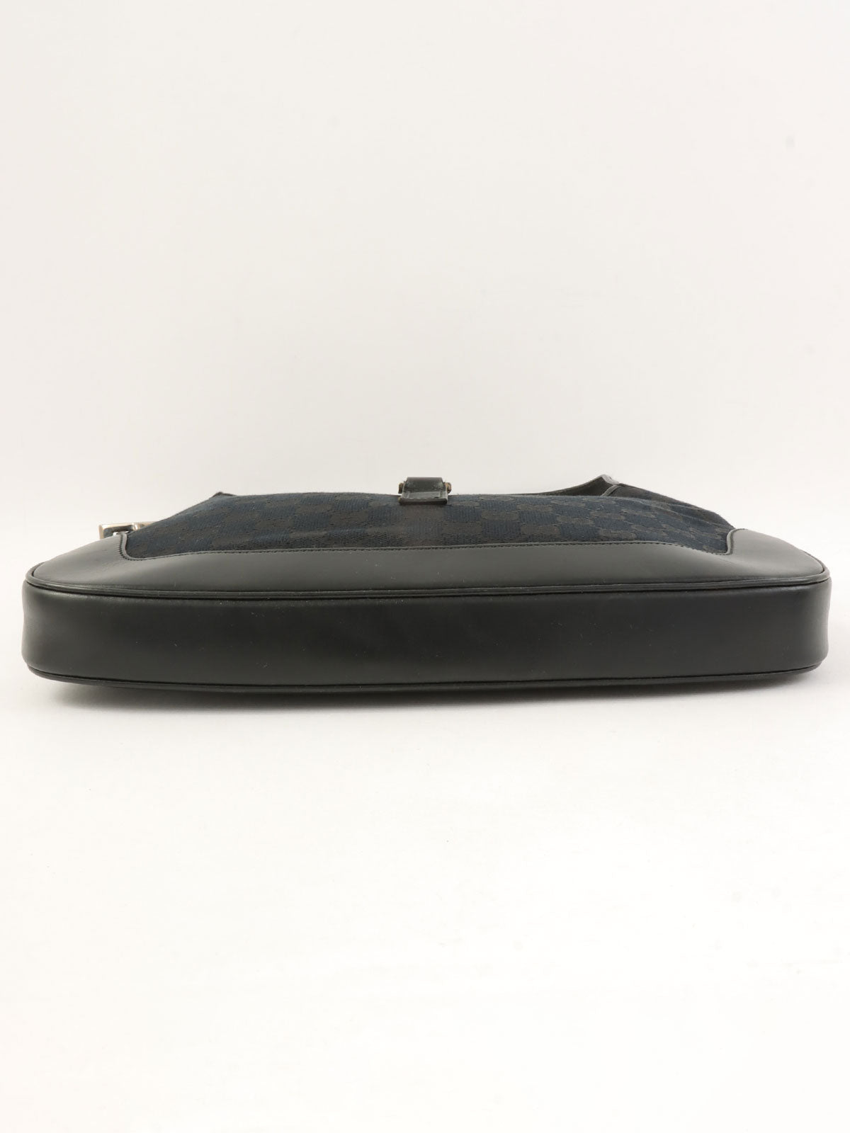 Canvas GG Jackie One-Shoulder Bag in Black