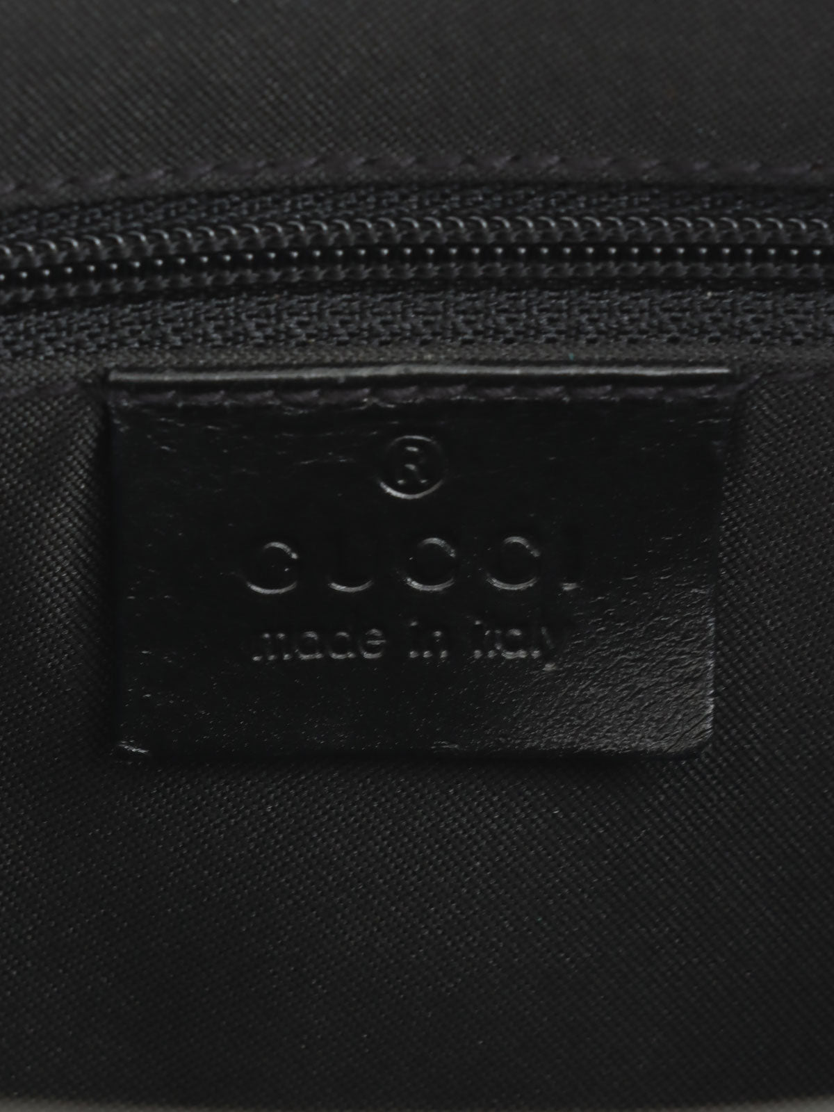 Canvas GG Jackie One-Shoulder Bag in Black