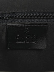 Canvas GG Jackie One-Shoulder Bag in Black