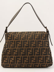 FF Zucca pattern handbag in brown