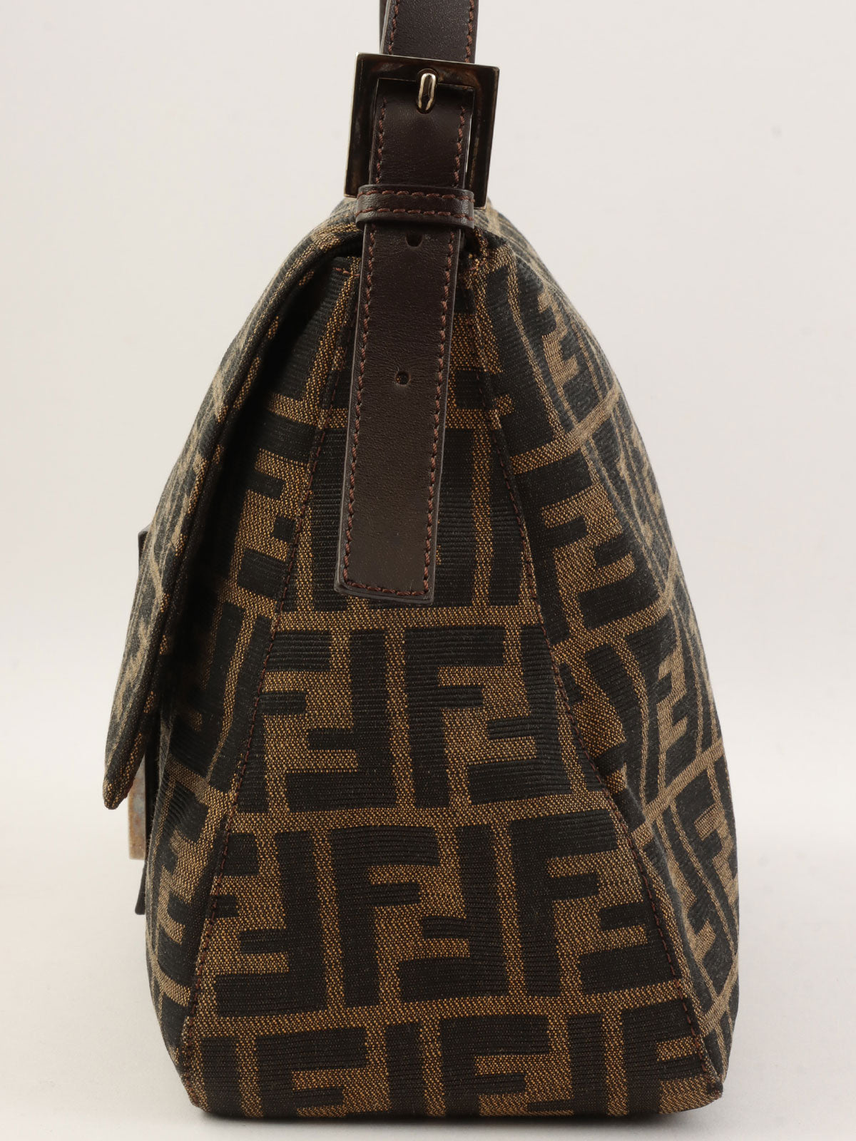 FF Zucca pattern handbag in brown