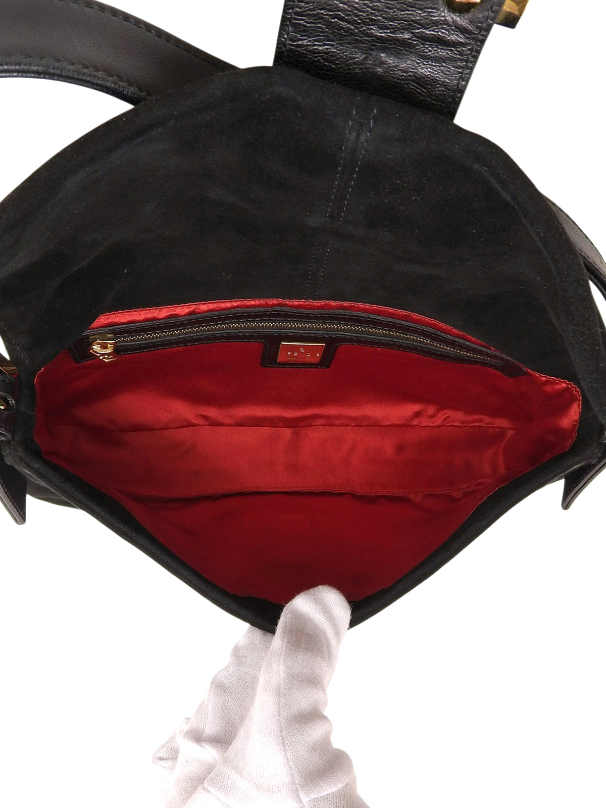 スエードマンマバケット ブラック