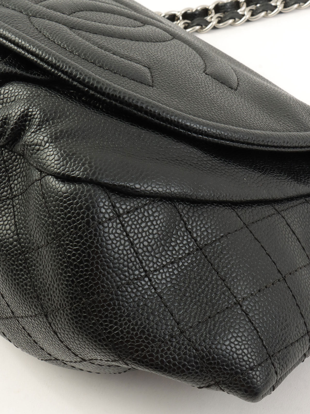 2011 CC Mark 半月形链条单肩包 黑色