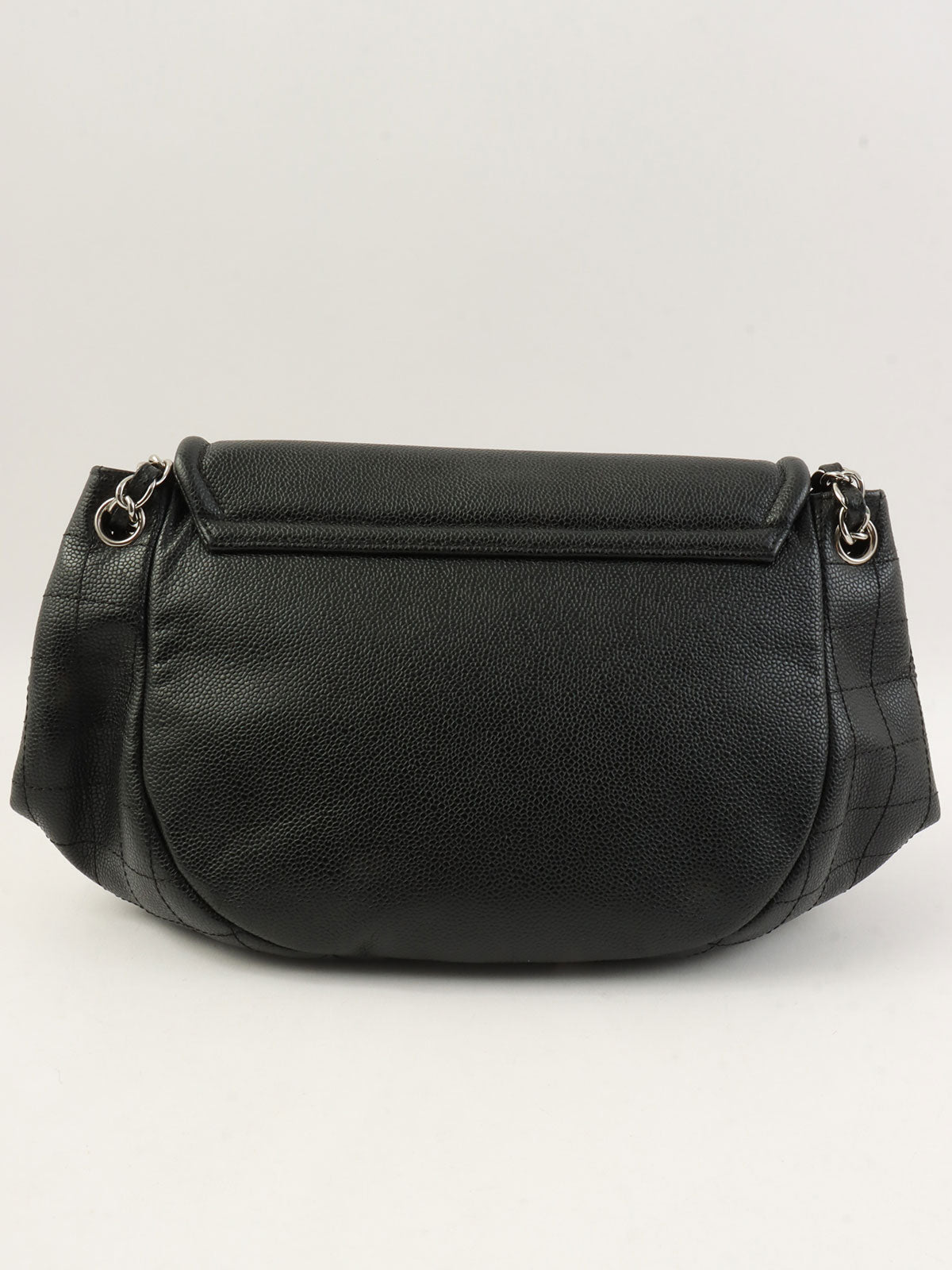 2011 CC Mark 半月形链条单肩包 黑色