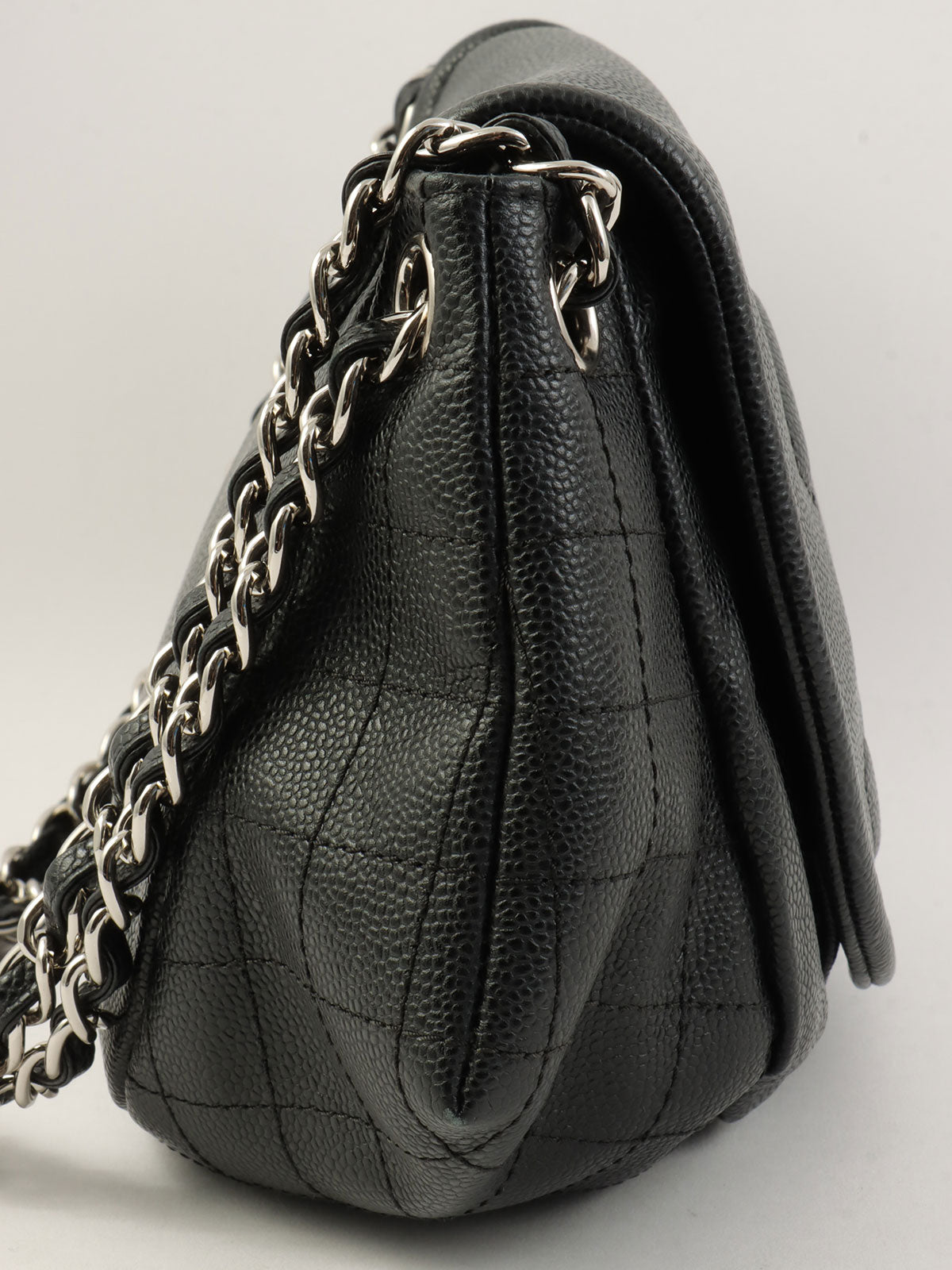 2011 CC Mark 半月形链条单肩包 黑色