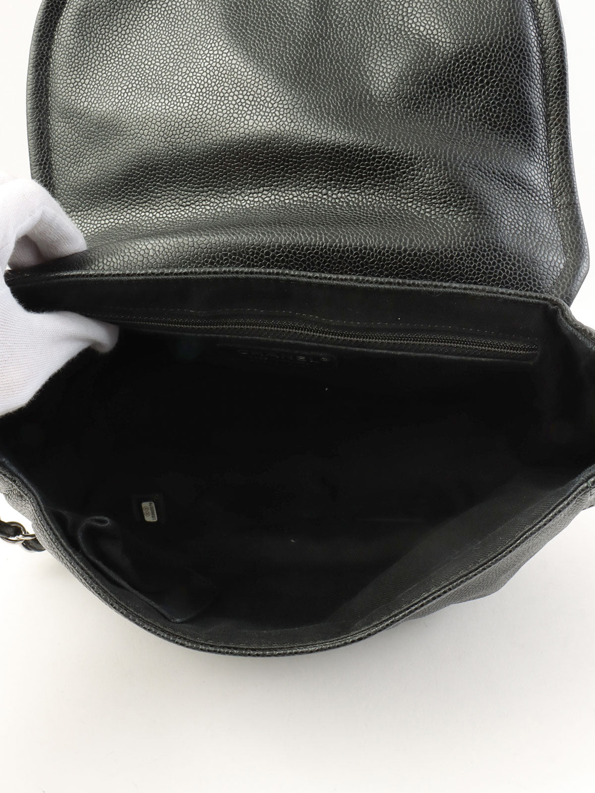 2011 CC Mark 半月形链条单肩包 黑色