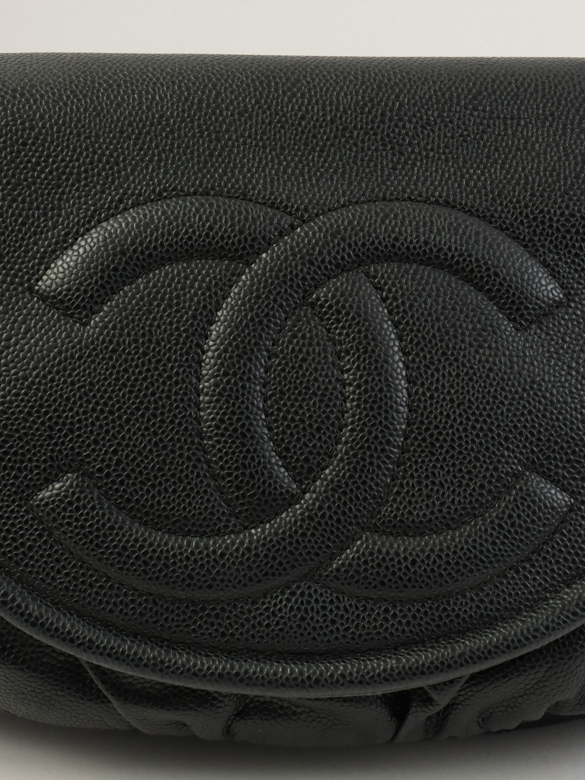 2011 CC Mark 半月形链条单肩包 黑色