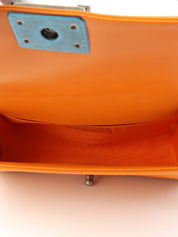 2014年頃製 ボーイシャネルチェーンショルダーバッグ オレンジ