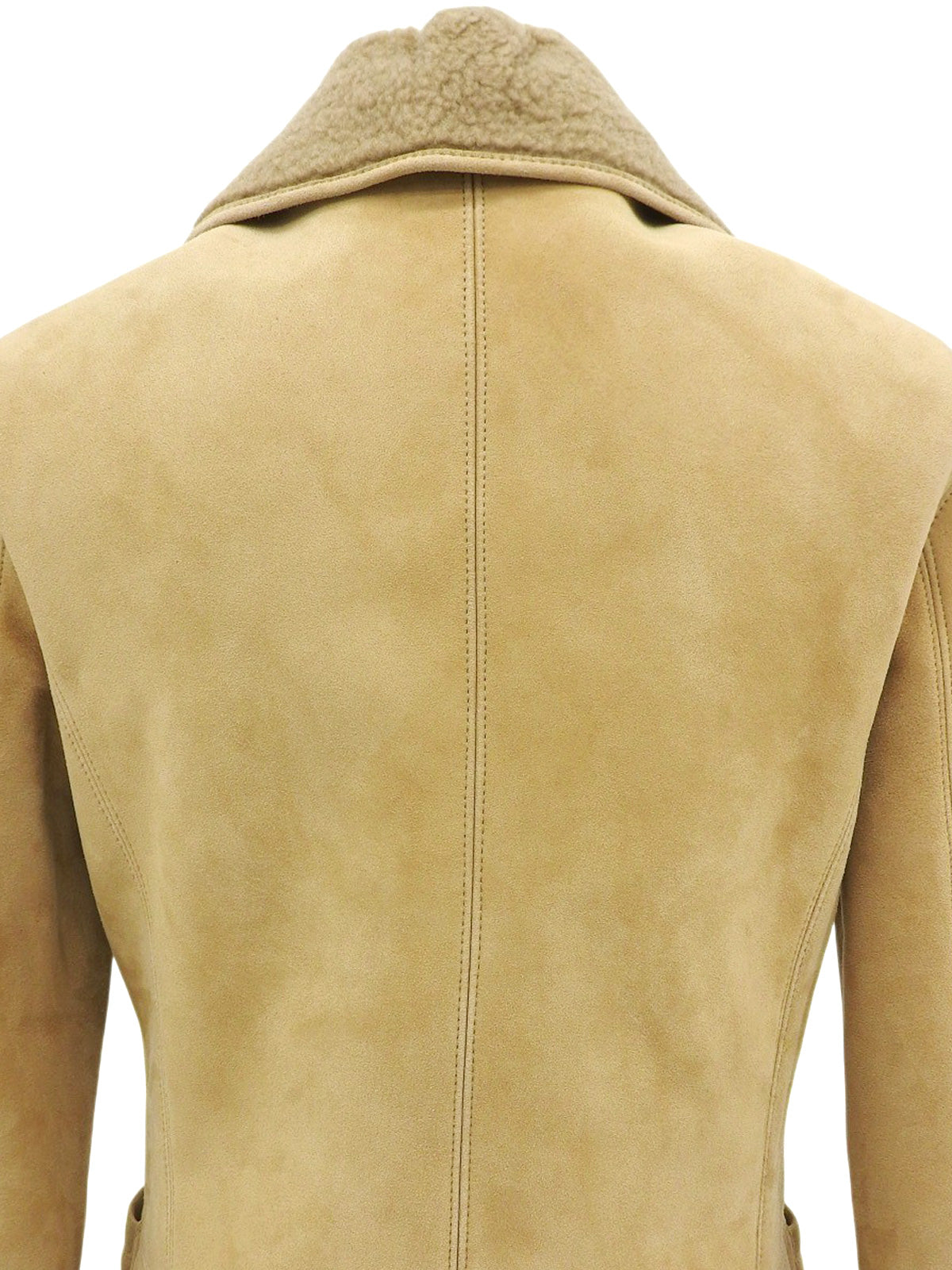 ムートンロゴボタンジャケット ベージュ