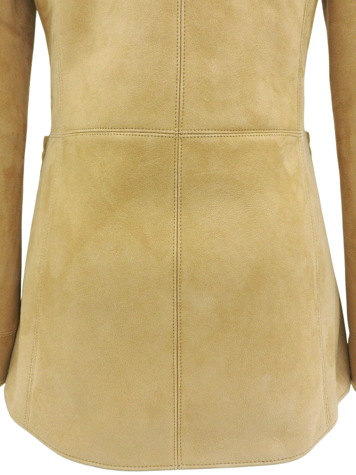 ムートンロゴボタンジャケット ベージュ