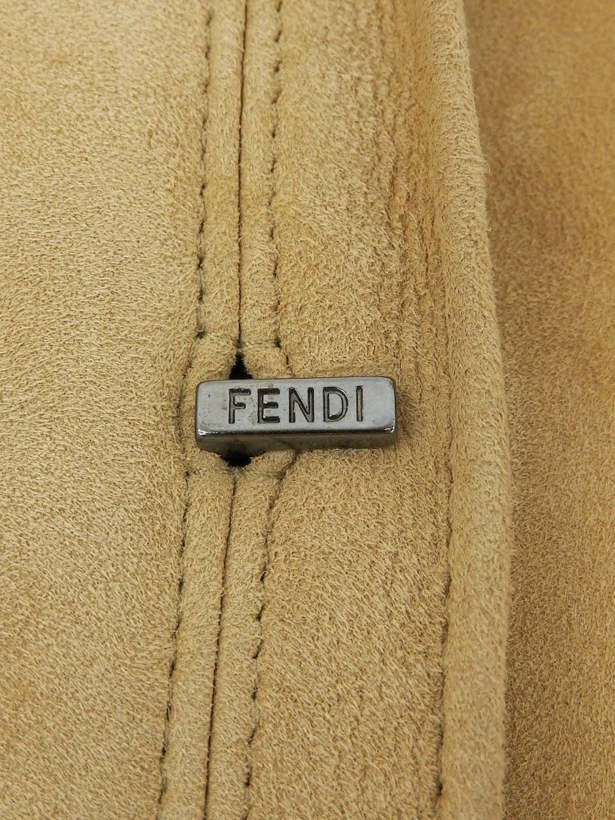 ムートンロゴボタンジャケット ベージュ