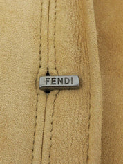 ムートンロゴボタンジャケット ベージュ