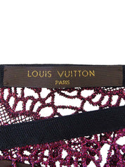 モノグラムレースノースリーブトップス ピンク