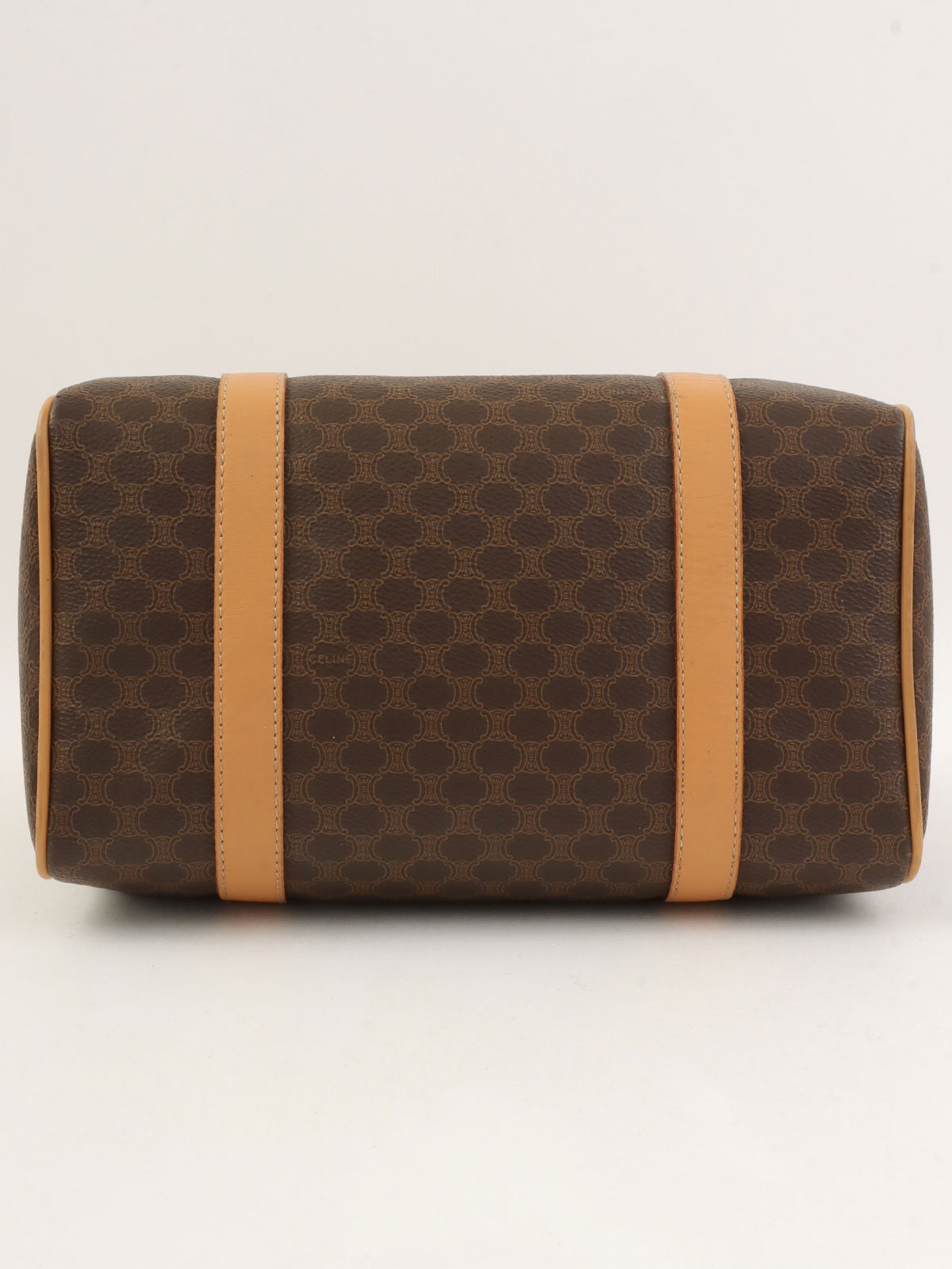 棕色 Macadam 图案 Logo 压纹两用手提包