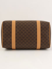 棕色 Macadam 图案 Logo 压纹两用手提包