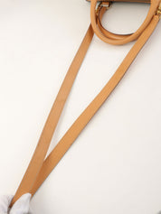 棕色 Macadam 图案 Logo 压纹两用手提包