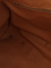 棕色 Macadam 图案 Logo 压纹两用手提包