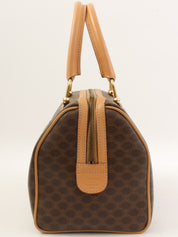 棕色 Macadam 图案 Logo 压纹两用手提包