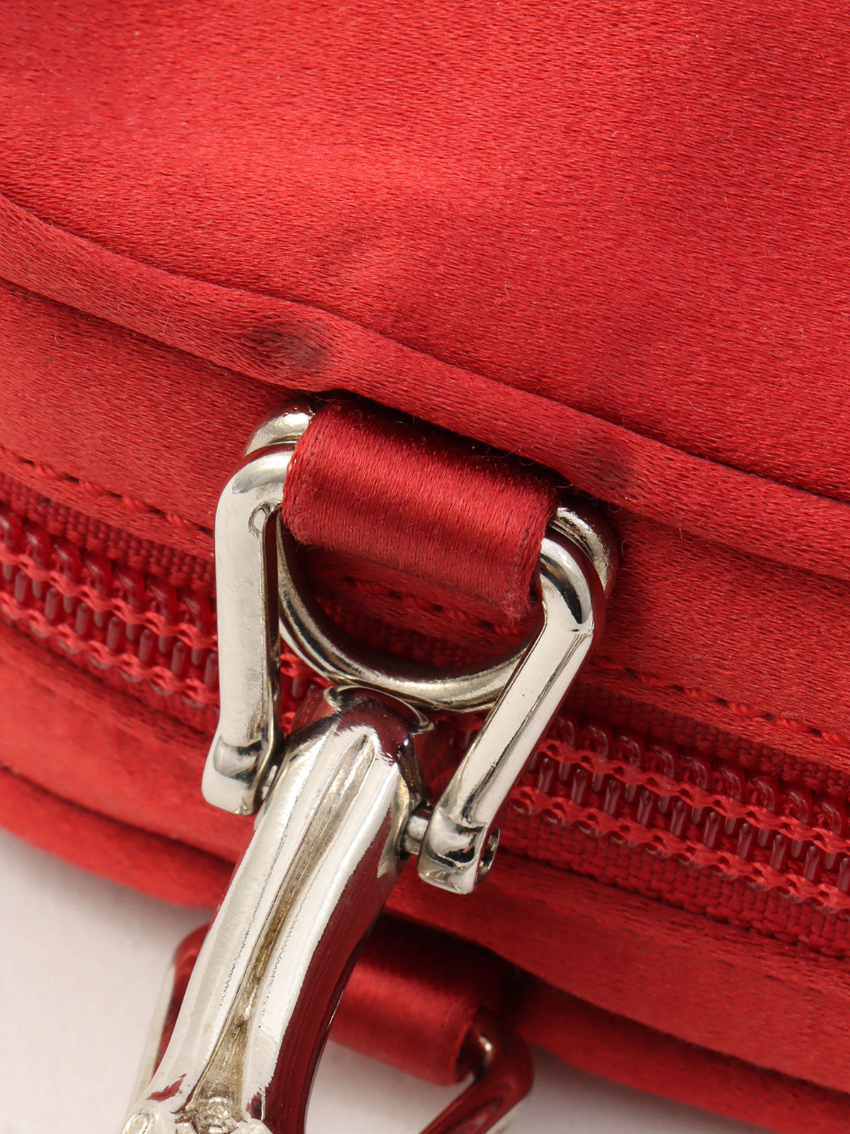 サテンバンブー2wayバッグ レッド